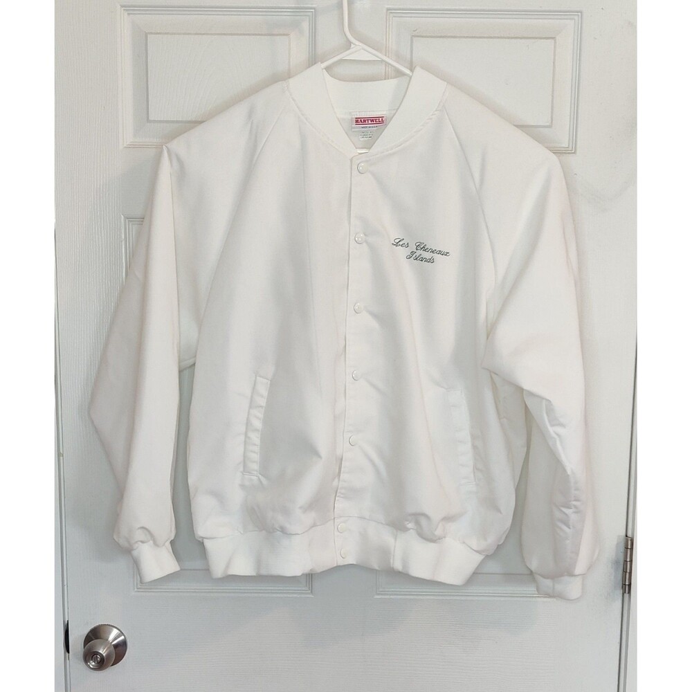 Vtg Hartwell Jacket Mens 2XL Les Cheneaux Islands Antique Boat Show 90s-Rare - Picture 2 of 6
